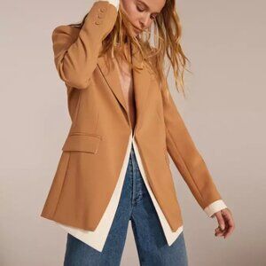 NWOT FAVORITE DAUGHTER The Kelly Blazer – Tan Multi – Size X-Small